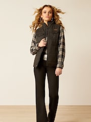 Ariat Grizzly Insulated Black Gilet - Image 3 of 5