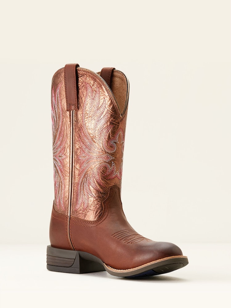 Ariat Ranahan Western Brown Boots - Image 2 of 5