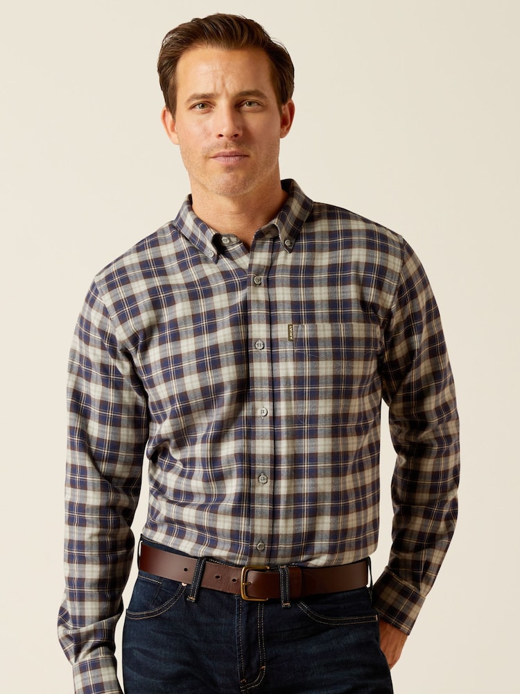 Ariat Simmental Flannel Long Sleeve Shirt - Image 1 of 4
