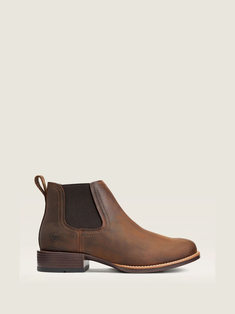 Ariat Booker Ultra Round Toe Western Boots - Image 1 of 5