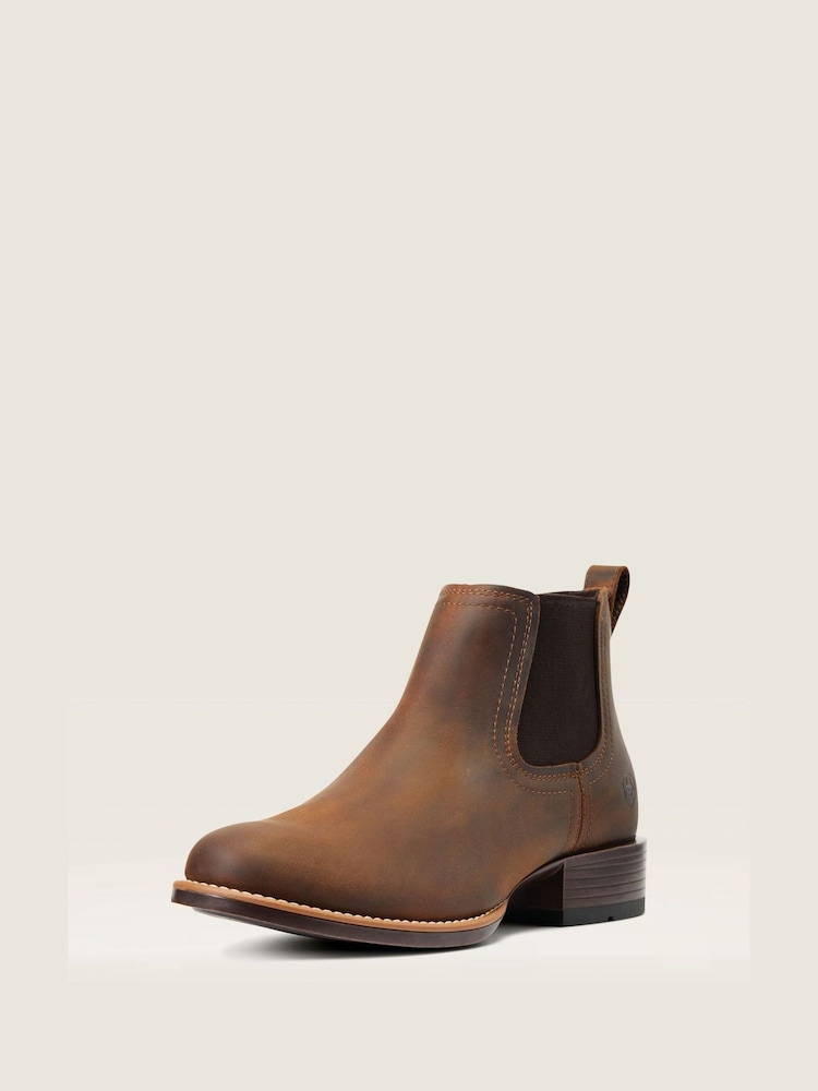 Ariat Booker Ultra Round Toe Western Boots - Image 3 of 5