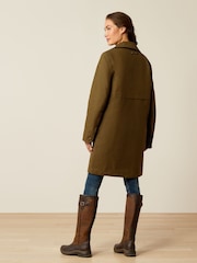 Ariat Кловерфилд Вощеный 100% хлопок коричневый плащ - Image 2 of 4