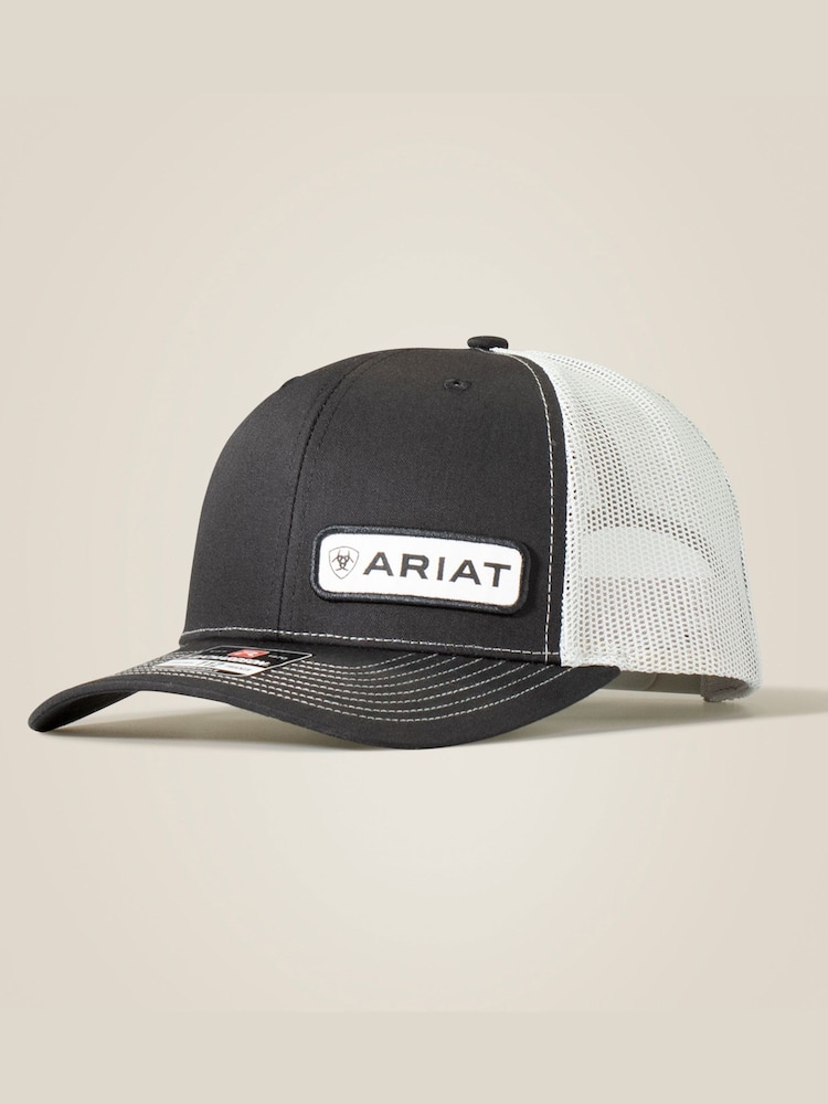 Ariat Logo Trucker Black Cap - Imagen 1 de 2