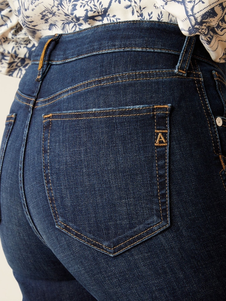 Ariat Blue High Rise Bridle Skinny Jeans - Image 5 of 5 Ariat Blue High Rise Bridle Skinny Jeans - Image 5 of 5