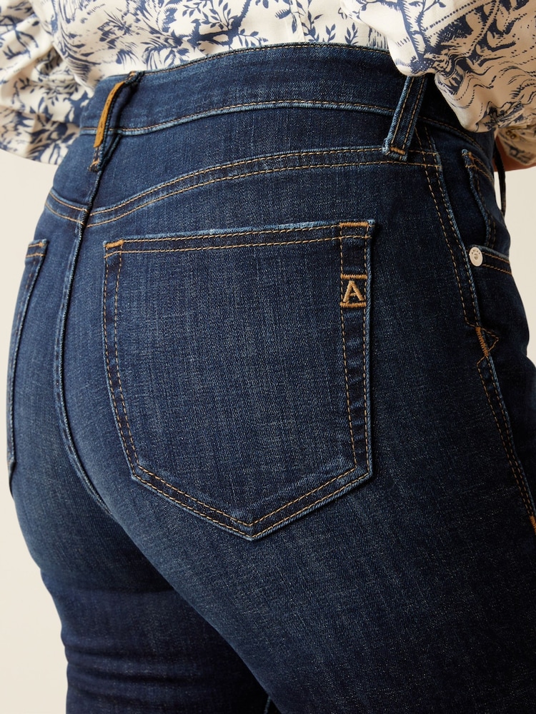 Ariat Blue High Rise Bridle Skinny Jeans - Image 8 of 8 Ariat Blue High Rise Bridle Skinny Jeans - Image 8 of 8