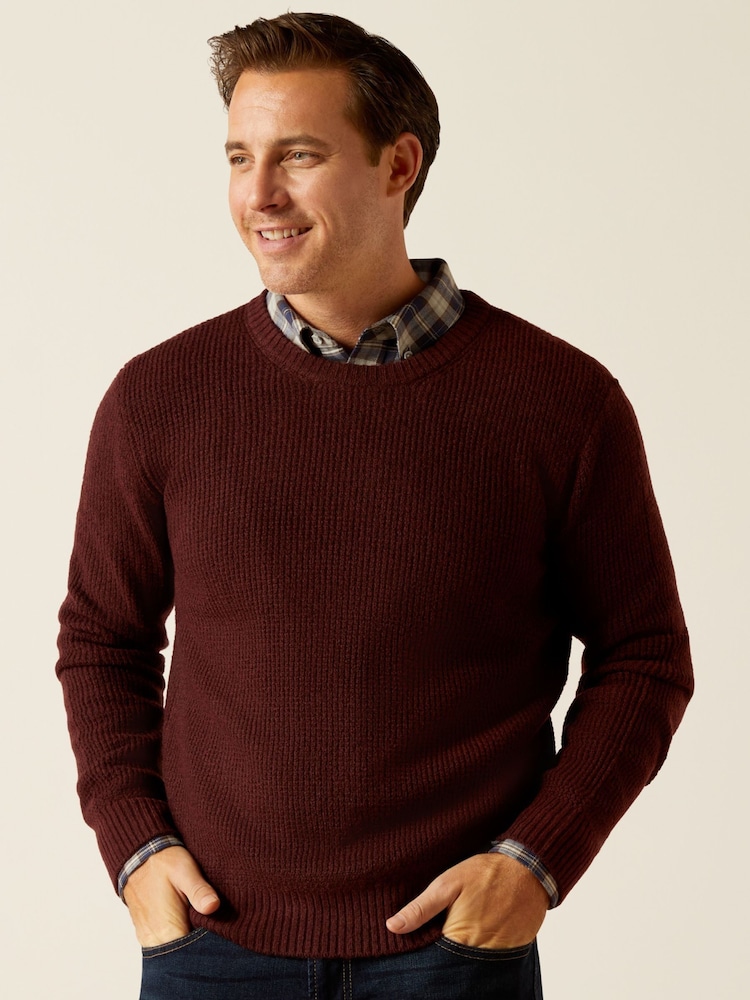 Ariat Purple Mill Valley Crew Neck Sweater - Image 1 of 4