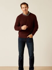 Ariat Purple Mill Valley Crew Neck Sweater - Image 3 of 4