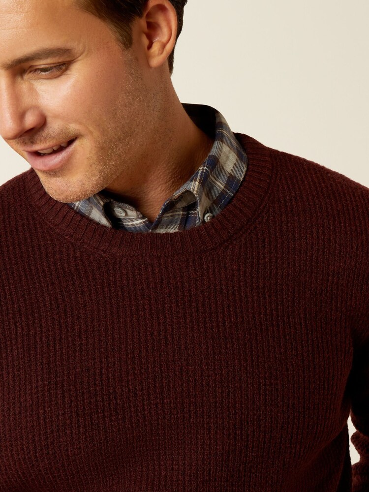 Ariat Purple Mill Valley Crew Neck Sweater - Image 4 of 4
