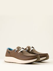 Ariat Buckeye Waterproof Casual Brown Shoes - Image 2 of 5