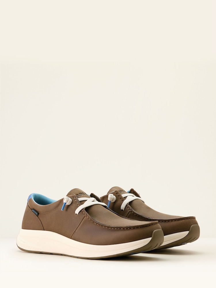 Ariat Buckeye Waterproof Casual Brown Shoes - Image 2 of 5