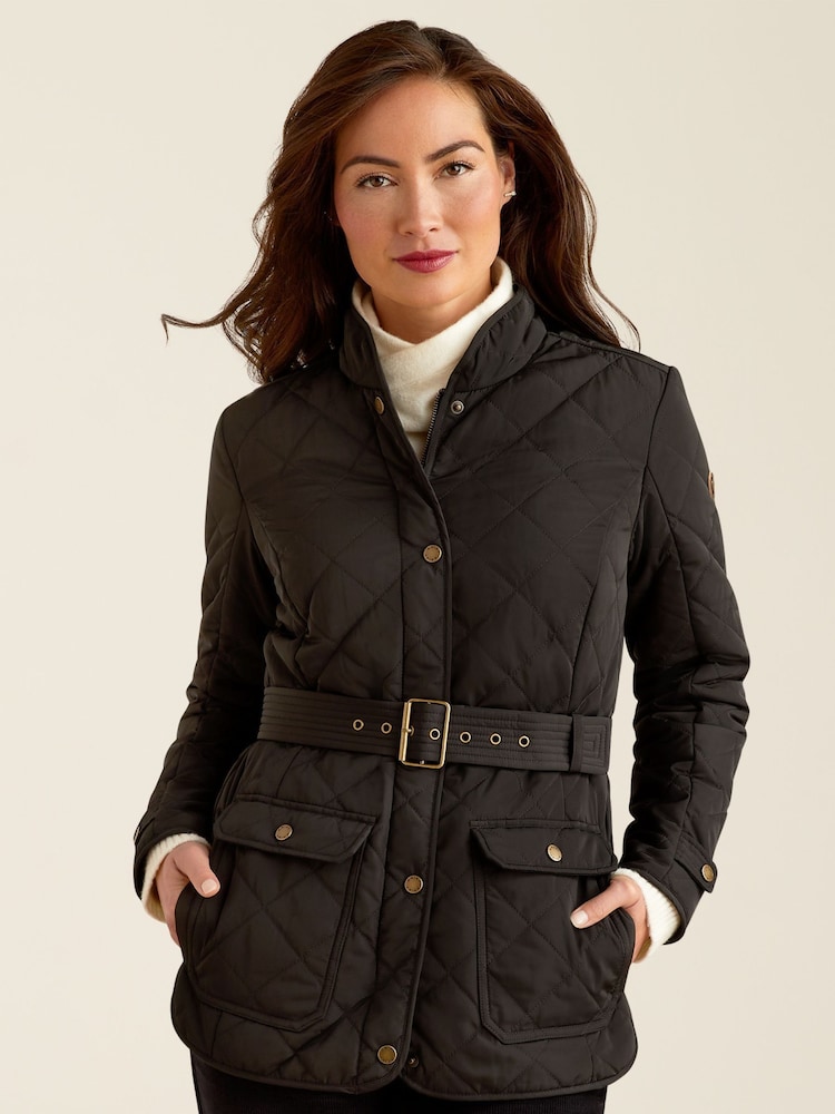 أسود - سترة مبطنة Woodside من Ariat - صورة 1 من 5