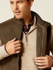 Ariat Millbrae Full Zip Brown Gilet - Image 4 of 5