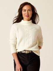 Ariat Novato White Sweater - Image 1 of 5