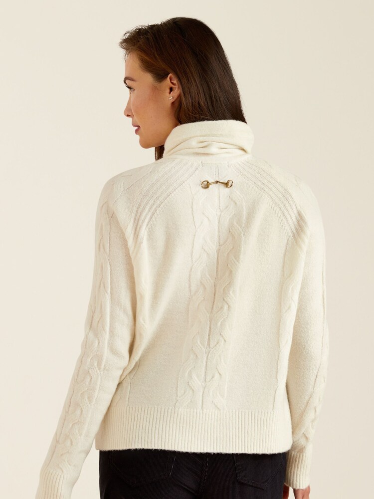 Ariat Novato White Sweater - Image 2 of 5