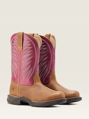 Ariat Anthem Round Toe II Western Brown Boots - Image 5 of 5