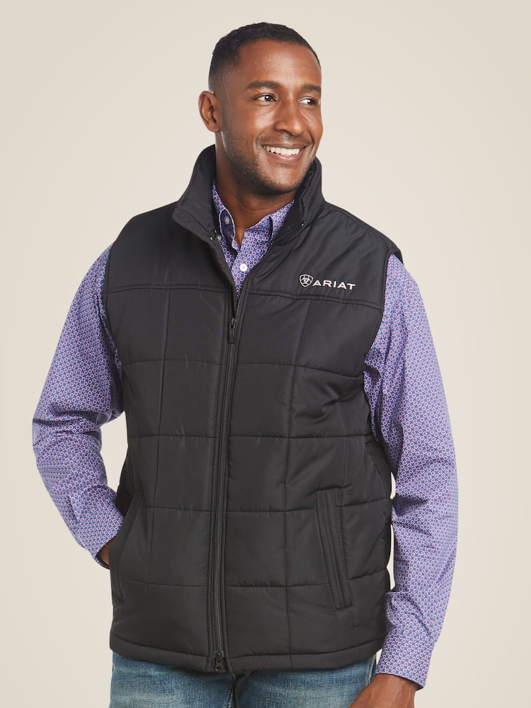 Ariat Crius Insulated Black Gilet - Image 1 of 3
