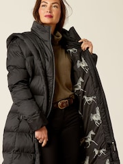 Ariat Norfolk Long Insulated Black Coat - Image 4 of 5