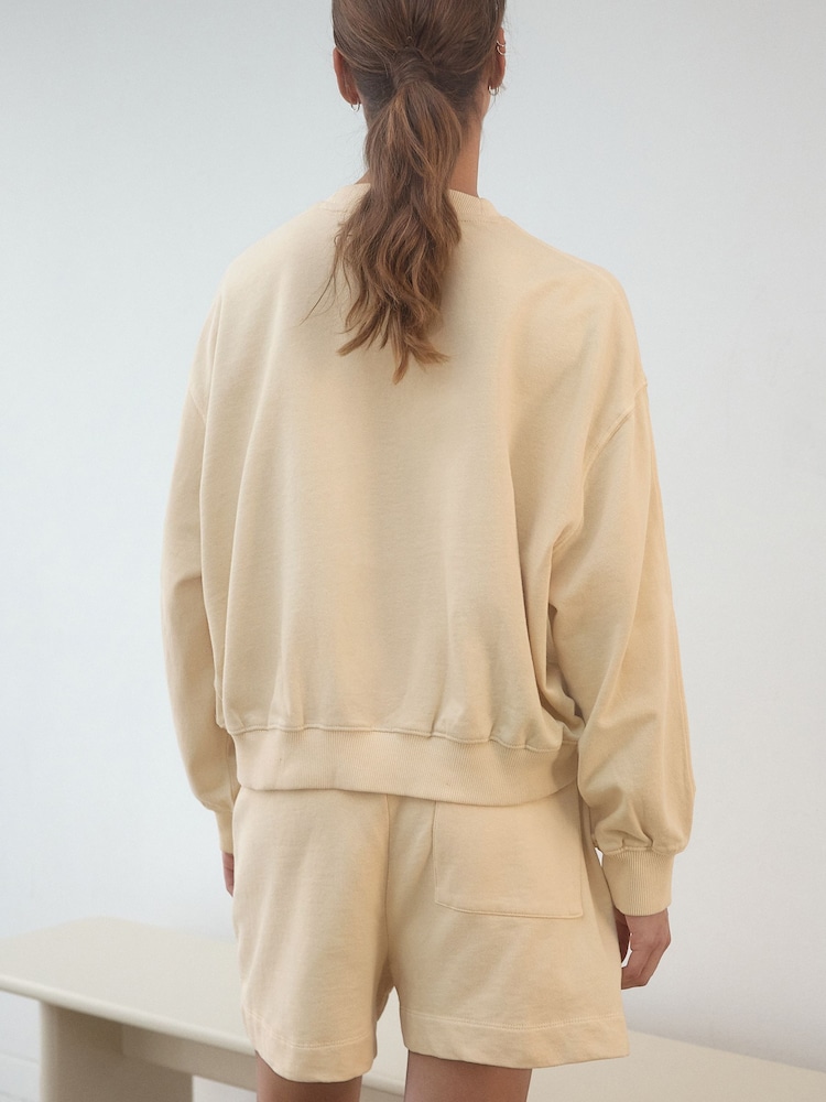 self. Yellow Lightweight Sweatshirt - Image 2 of 9