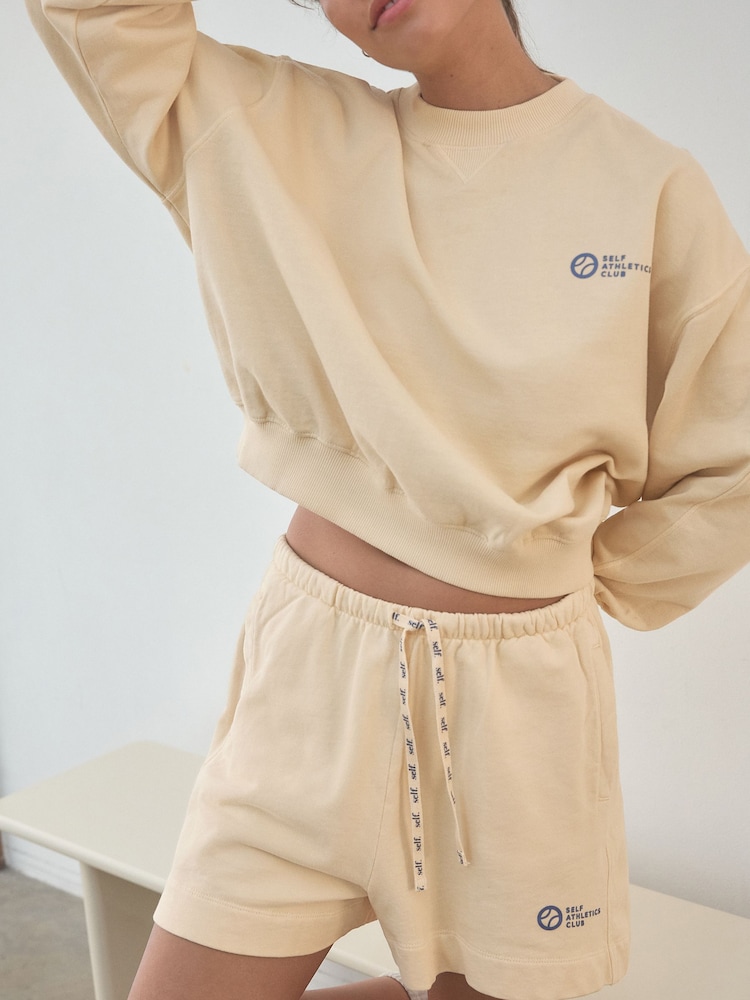 self. Yellow Lightweight Sweatshirt - Image 4 of 9
