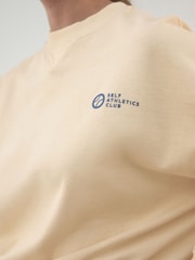 self. Yellow Lightweight Sweatshirt - Image 5 of 9