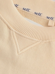 self. Yellow Lightweight Sweatshirt - Image 8 of 9