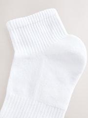 White Essential Mid Trainer Socks 6 Pack - Image 3 of 4