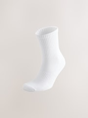 White Signature Modal Cushioned Sports Socks 4 Pack - Image 2 of 9