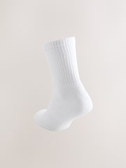 White Signature Modal Cushioned Sports Socks 4 Pack - Image 3 of 9