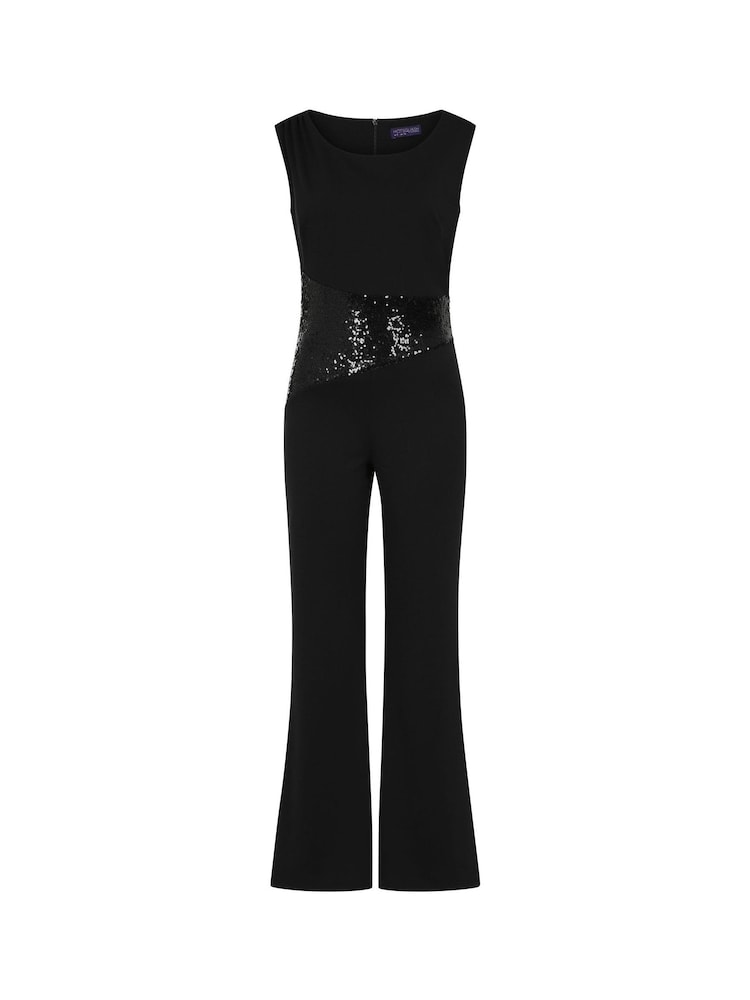 Hot Squash Sequin Waist Black Jumpsuit - Slika 5 iz 5 Hot Squash Sequin Waist Black Jumpsuit - Slika 5 iz 5