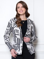 Hot Squash Grey Piping Detail Jacket - Slika 1 iz 4
