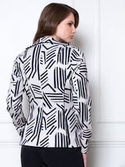 Hot Squash Grey Piping Detail Jacket - Slika 3 iz 4