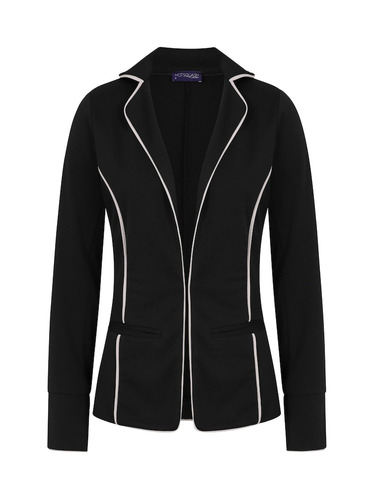 Hot Squash Piping Detail Black Jacket - Slika 4 iz 4 Hot Squash Piping Detail Black Jacket - Slika 4 iz 4