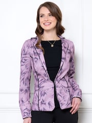 Hot Squash Purple Piping Detail Jacket - Slika 3 iz 5