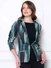 Hot Squash Green Piping Detail Jacket - Slika 2 iz 4