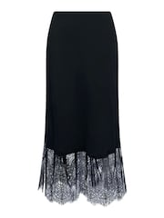 Ro&Zo Crepe Lace Trim Skirt - Bild 4 von 4
