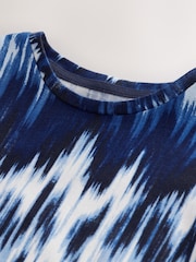 Navy Tie Dye 100% Cotton T-Shirt - Image 3 of 3