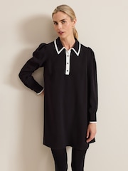 Phase Eight Black Gina Swing Dress - Image 1 of 6