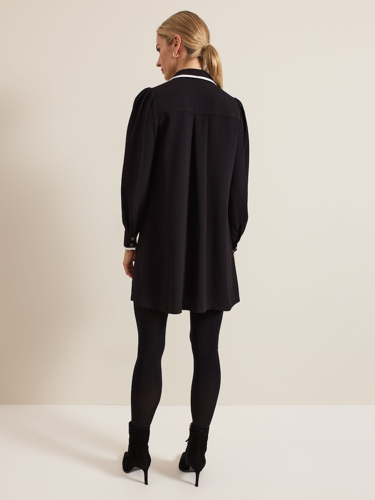 Phase Eight Black Gina Swing Dress - Image 2 of 6