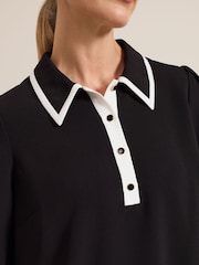 Phase Eight Black Gina Swing Dress - Image 4 of 6