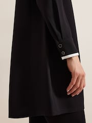 Phase Eight Black Gina Swing Dress - Image 5 of 6