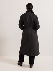 Phase Eight Grey Petite Paloma Funnel Neck Coat - Image 2 of 7