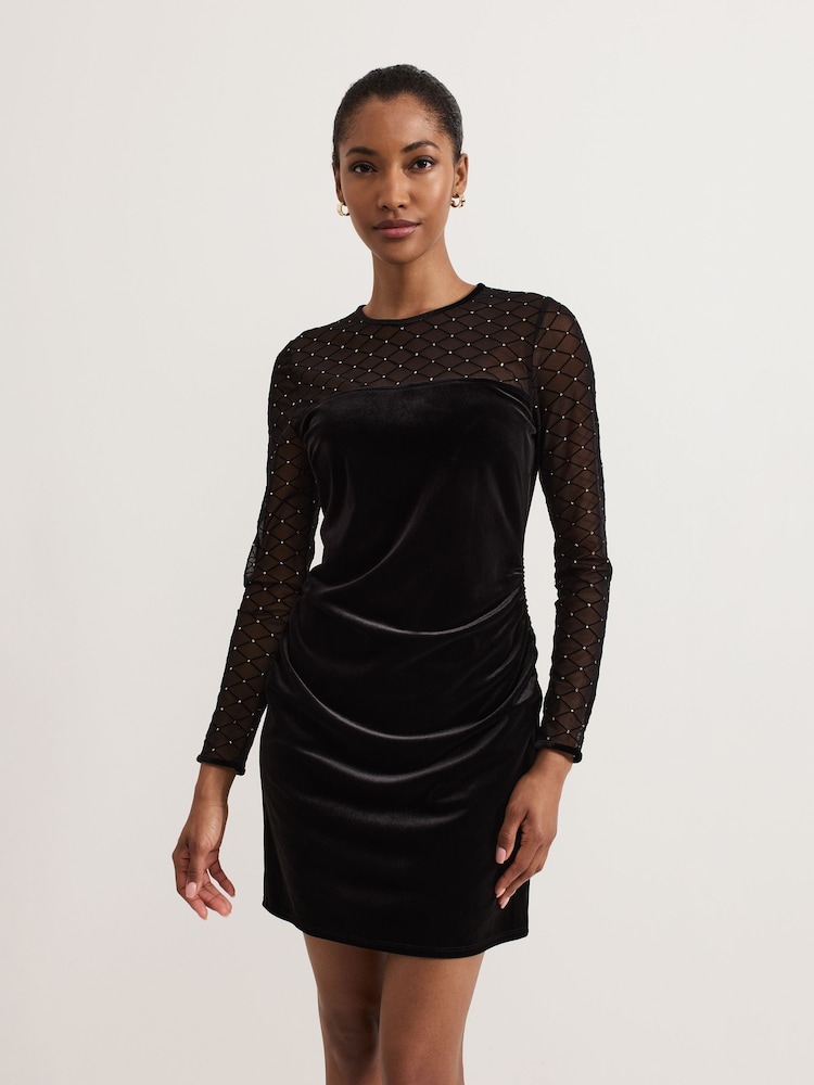 Phase Eight Black Mini Ambrose Dress - Image 1 of 6