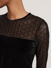 Phase Eight Black Mini Ambrose Dress - Image 5 of 6