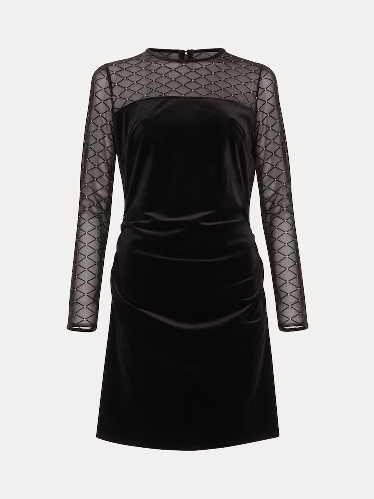 Phase Eight Black Mini Ambrose Dress - Image 6 of 6