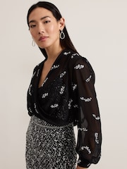 Phase Eight Black Annette Cover-Up - Image 4 of 7