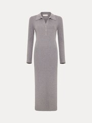Phase Eight Grey Lucy Midi Dress - Image 7 of 7