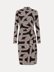 Phase Eight Black Margot Jersey Dress - Image 6 of 6
