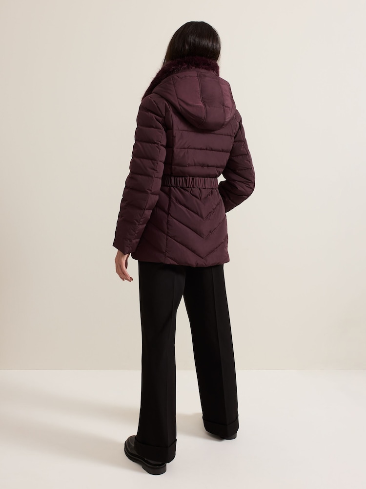 Phase Eight Red Bobbie Short Puffer Coat - Image 2 of 7