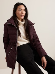 Phase Eight Red Bobbie Short Puffer Coat - Image 4 of 7