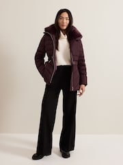 Phase Eight Red Bobbie Short Puffer Coat - Image 5 of 7